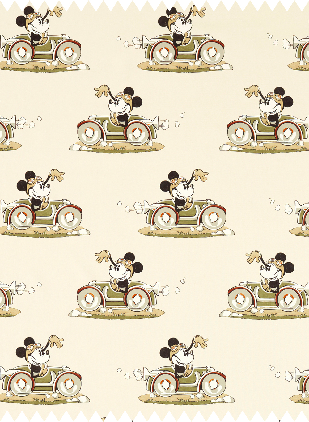 Sanderson Stoff Minnie on the Move - Babyccino