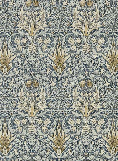 Tapete Snakeshead - Indigo/ Cumin