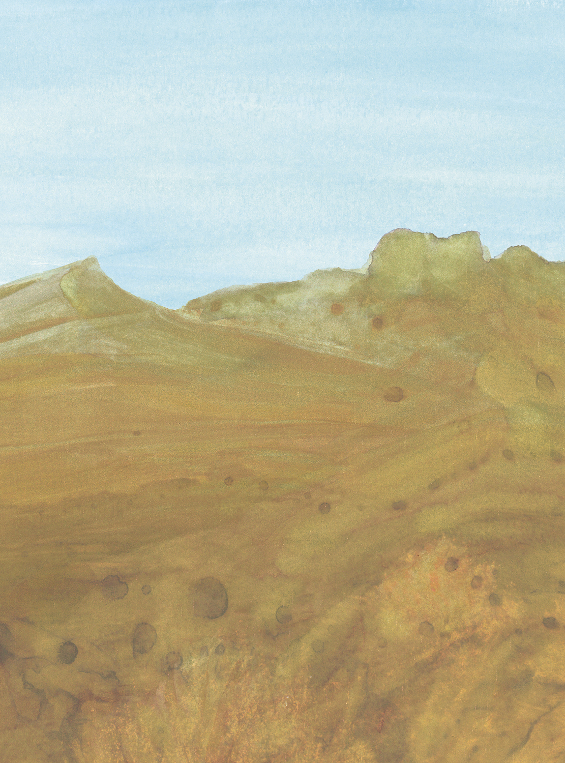 Wandbild Colorado - Ochre