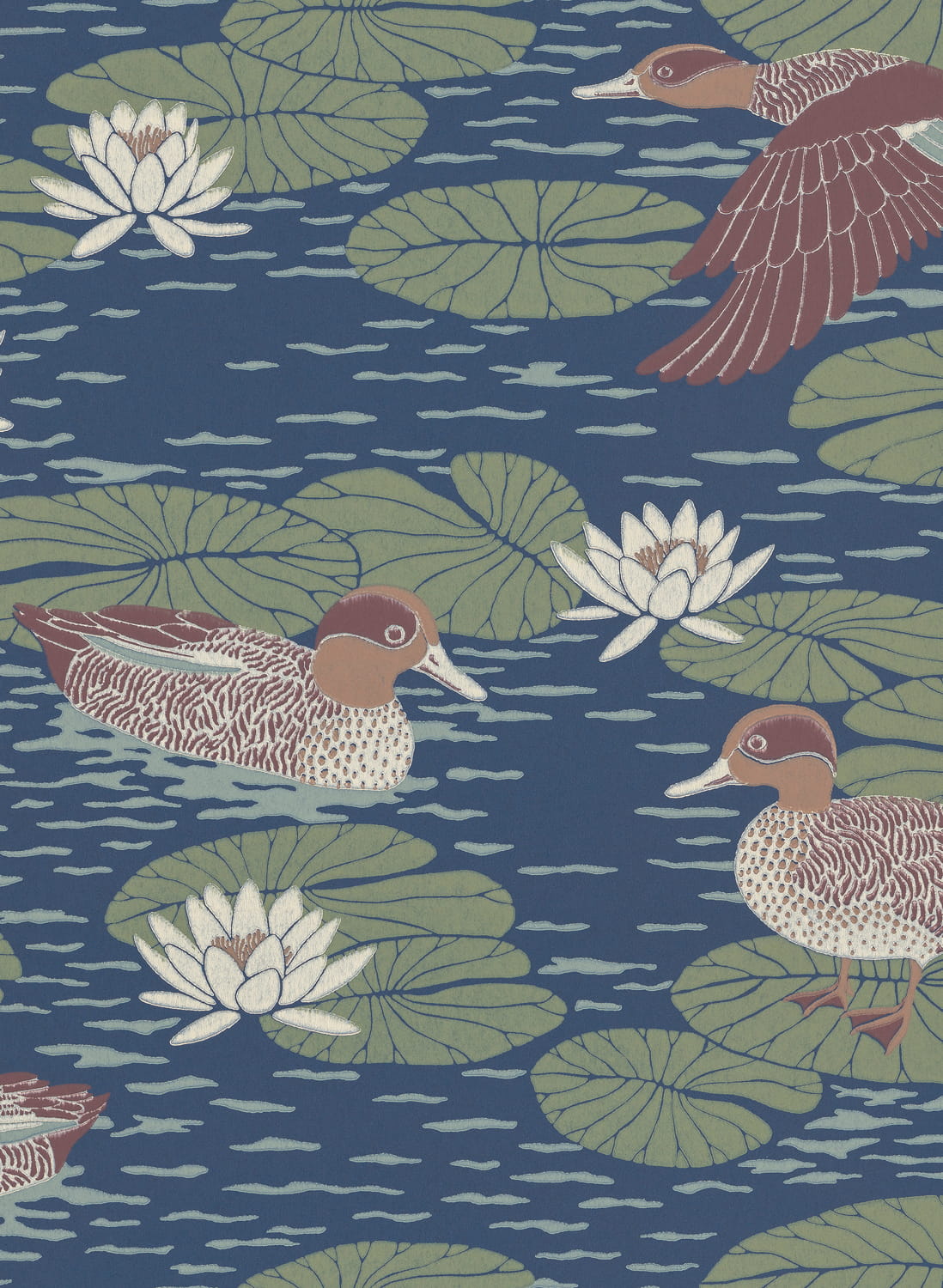 Tapete Duck Pond - Deep Blue