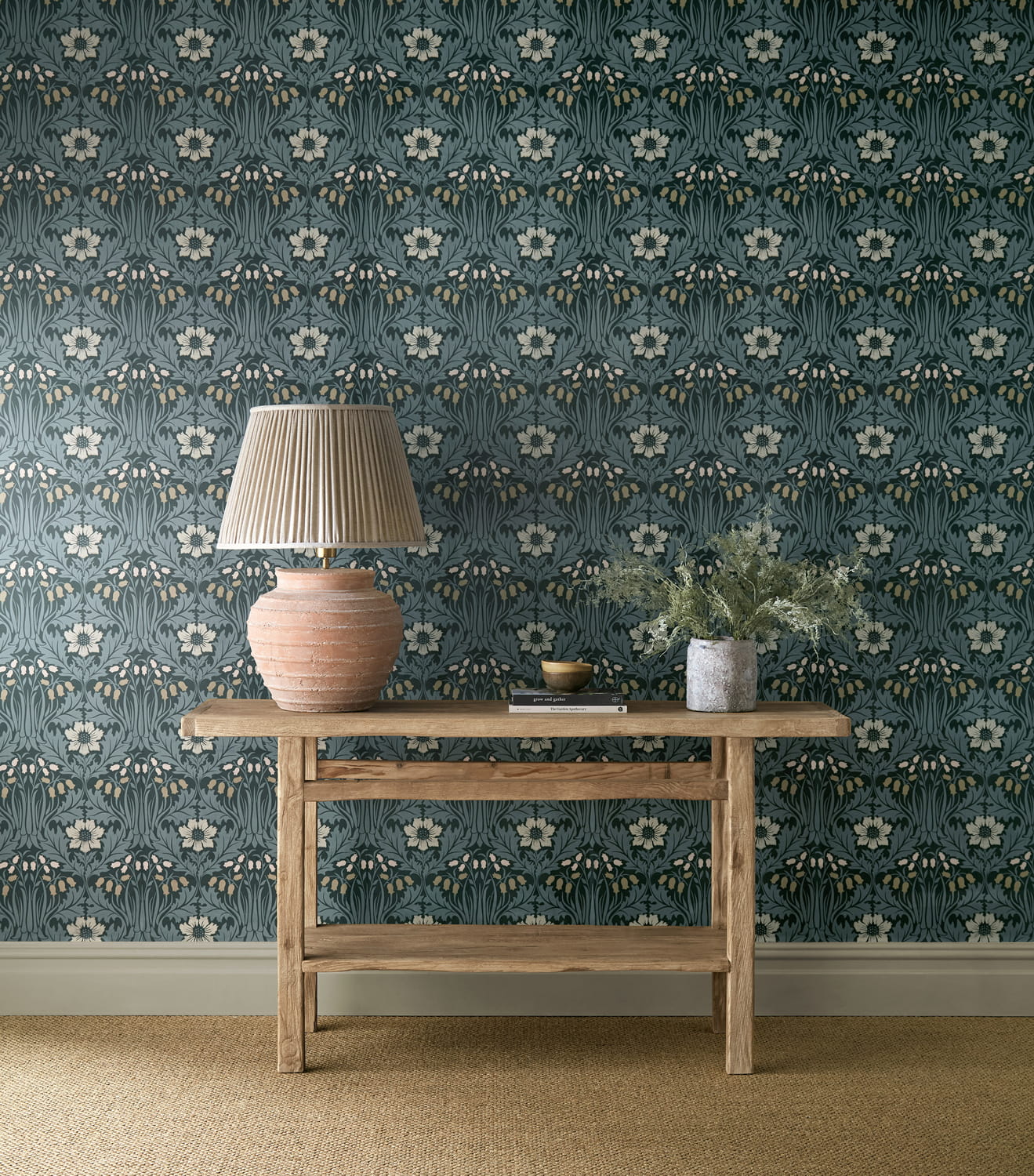Tapete Woodbell & Anemone - Indigo