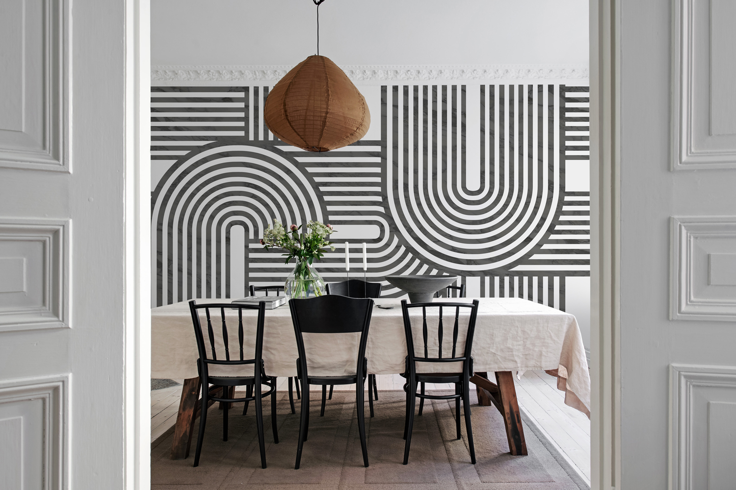 Wandbild Twine - Graphite
