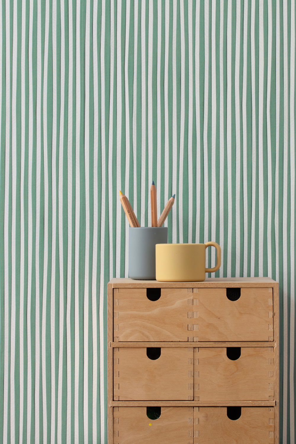 Tapete Stripes / Strepen - Jade