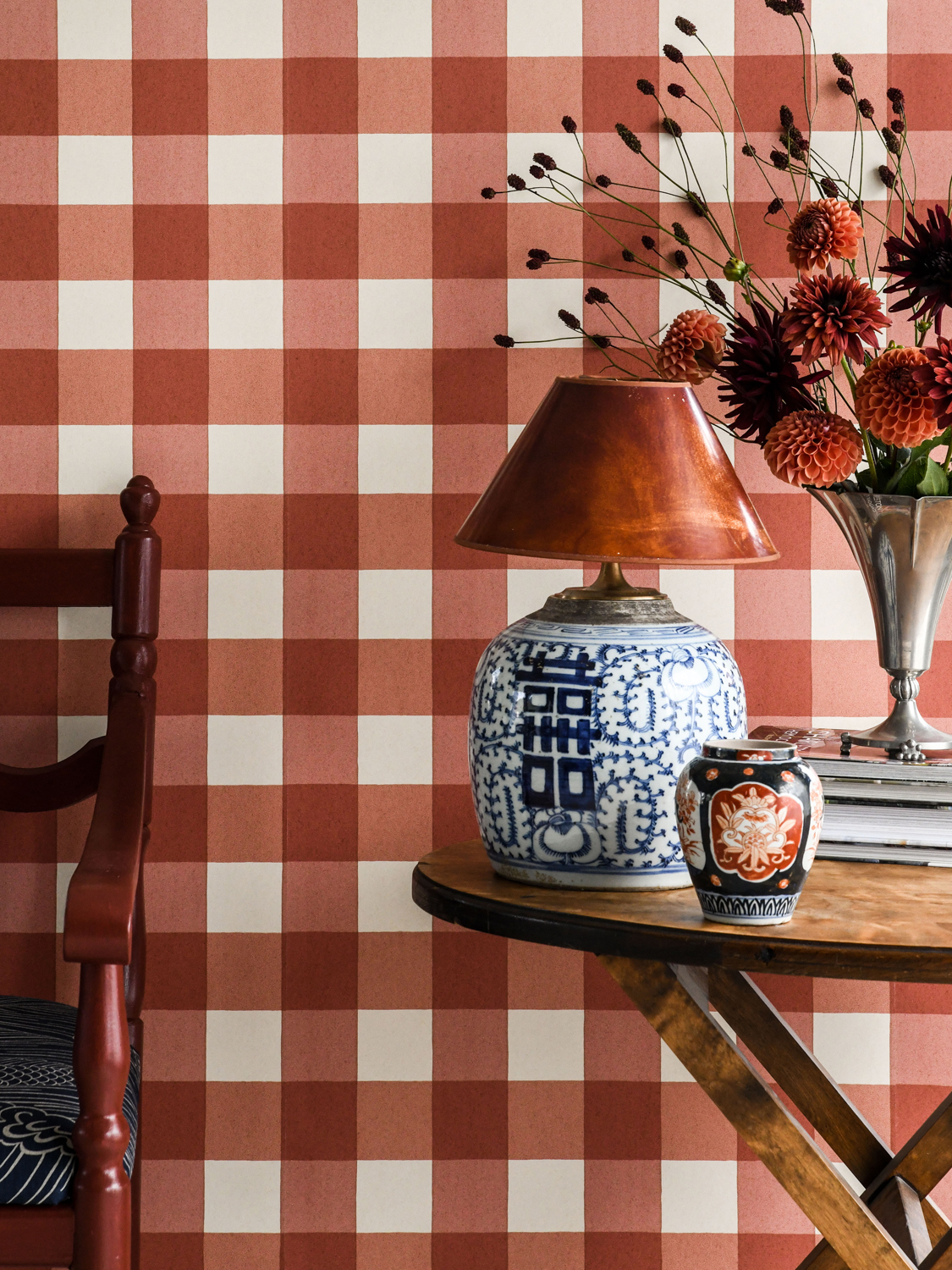 Wandbild Picnic - Brick Red