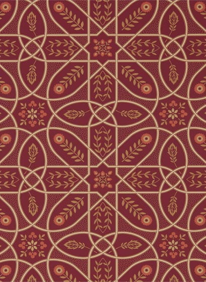 Tapete Brophy Trellis - Russet Gold