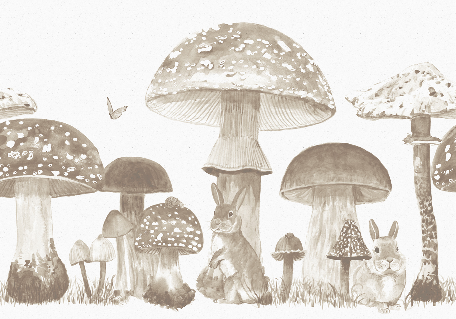 Wandbild Sweet Forest - Stone