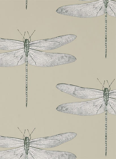 Tapete Demoiselle - Jute/ Slate