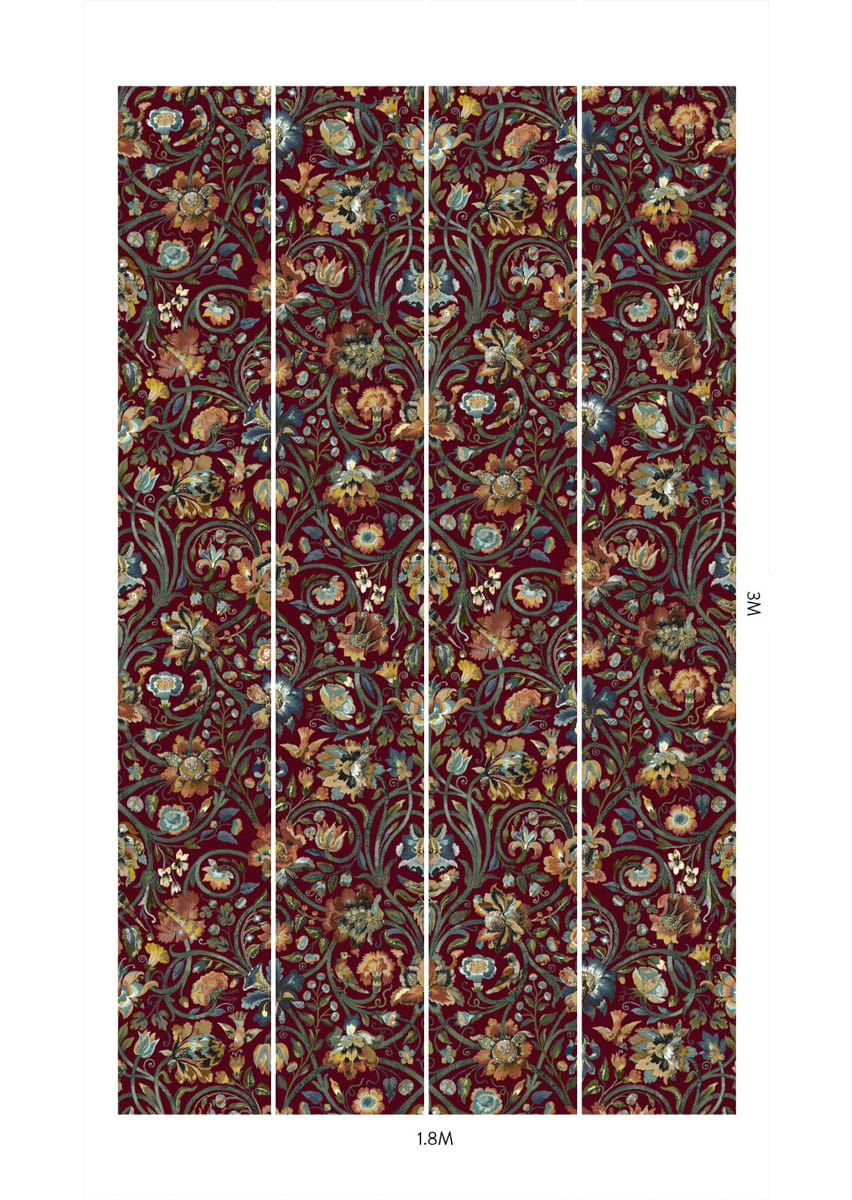 Wandbild Gaia - Vermillion