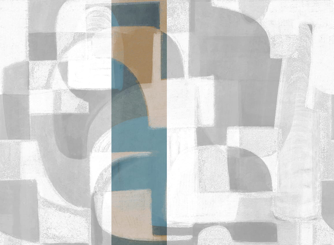 Wandbild Pacha - Turquoise Panel 3