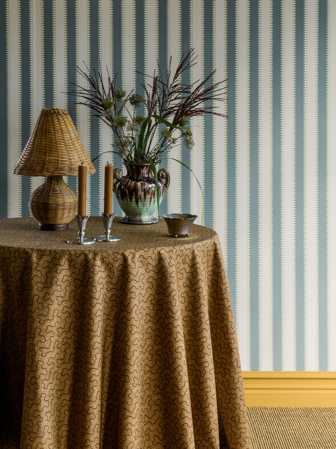 Tapete Jagged Stripe - turquoise