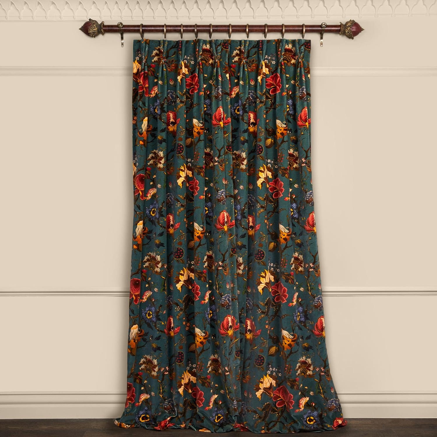 Tissu Artemis - Velvet - Petrol