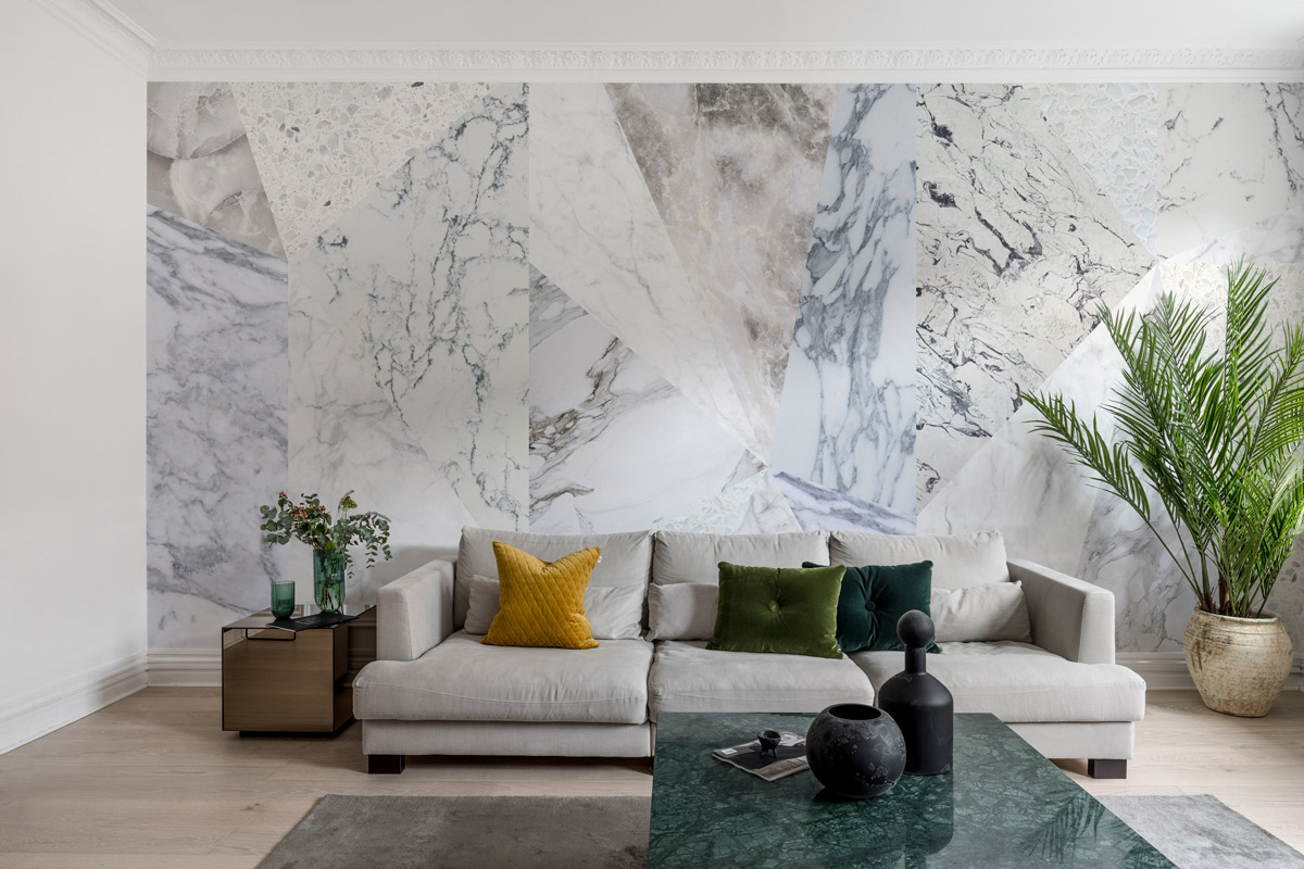 Wandbild Big Diamond Marble