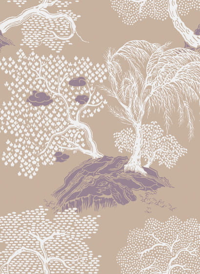 Tapete Jardin d'Asie - Beige
