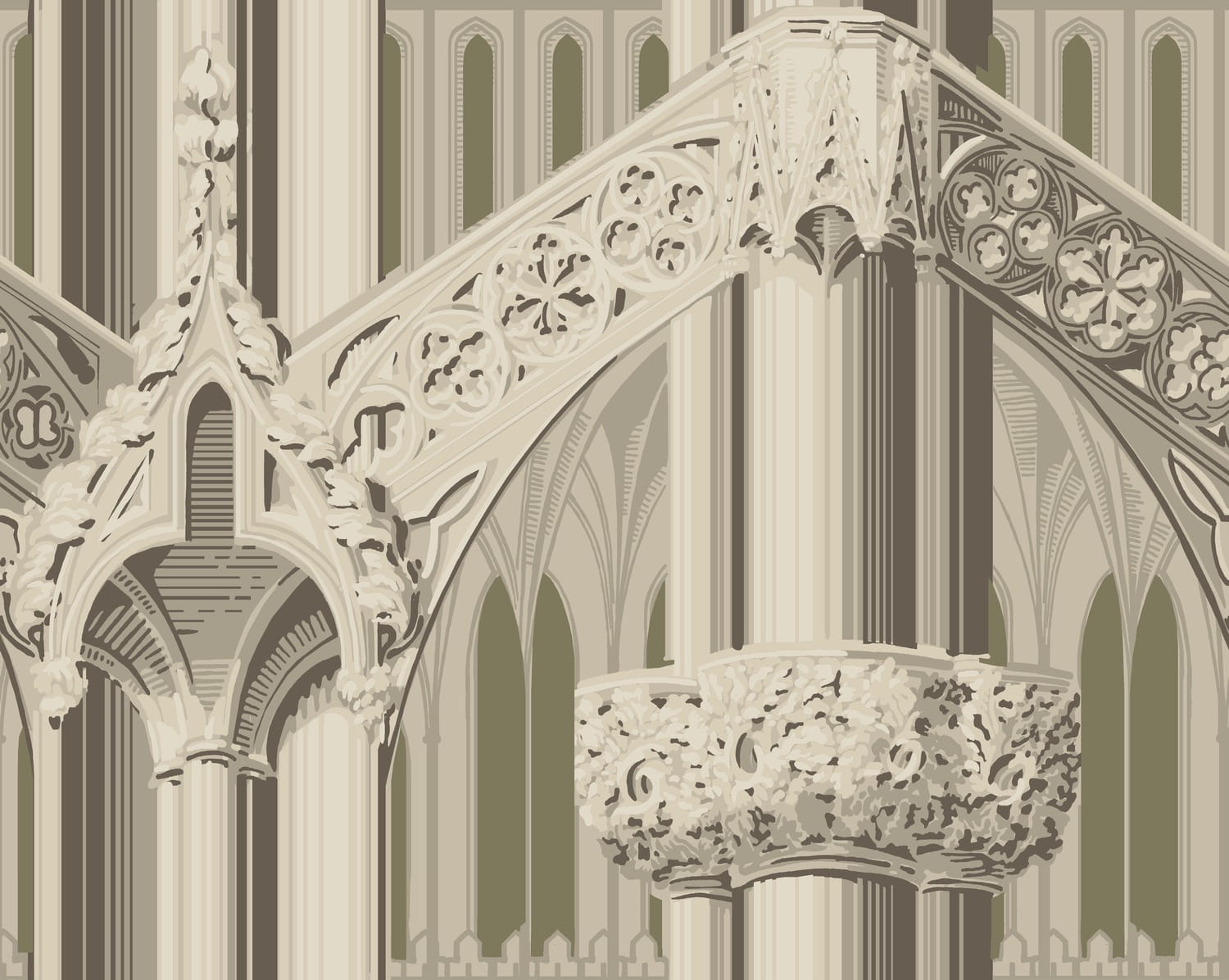 Wallpaper Gothic - 6902