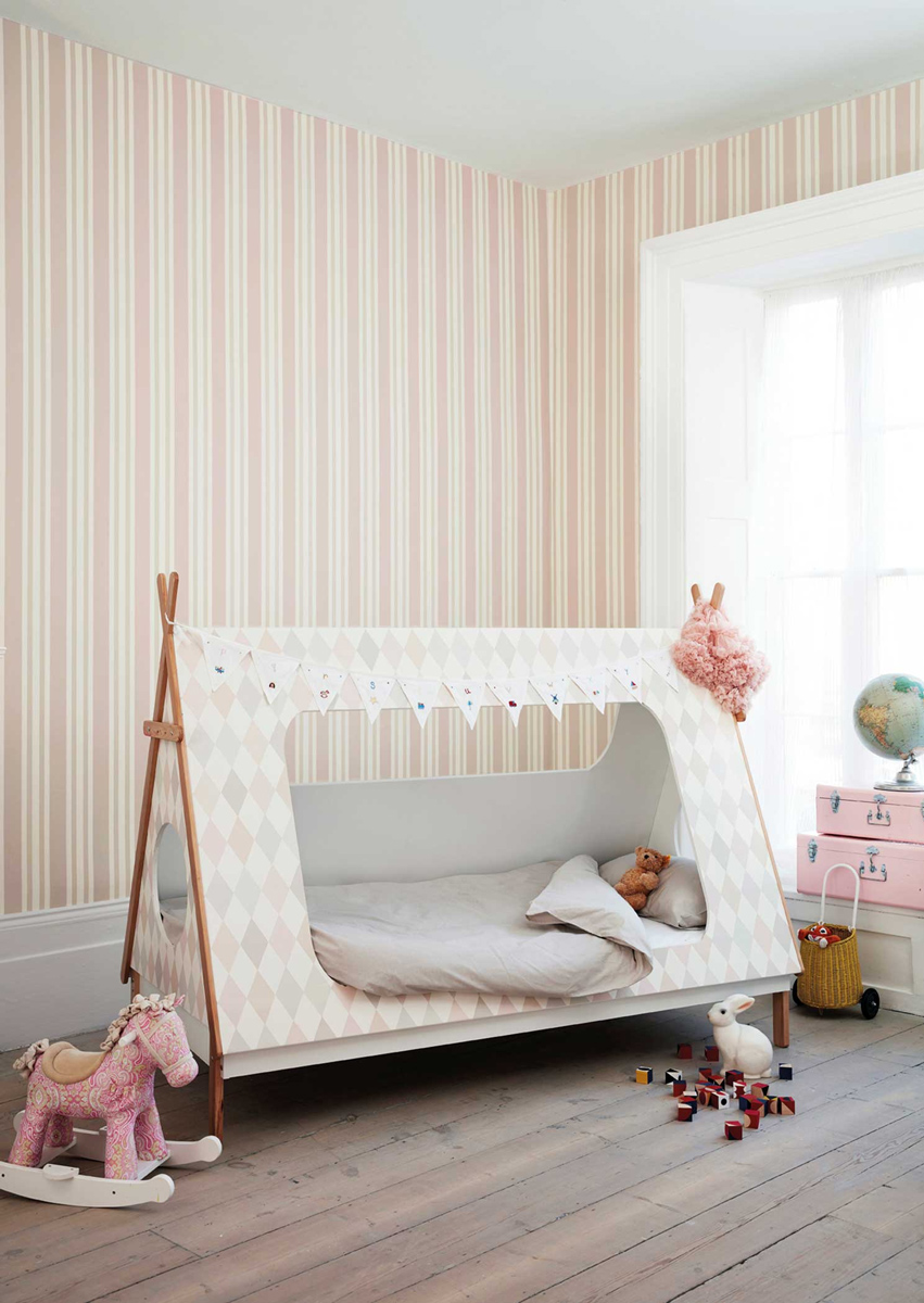 Tapete Polo Stripe - Soft Pink