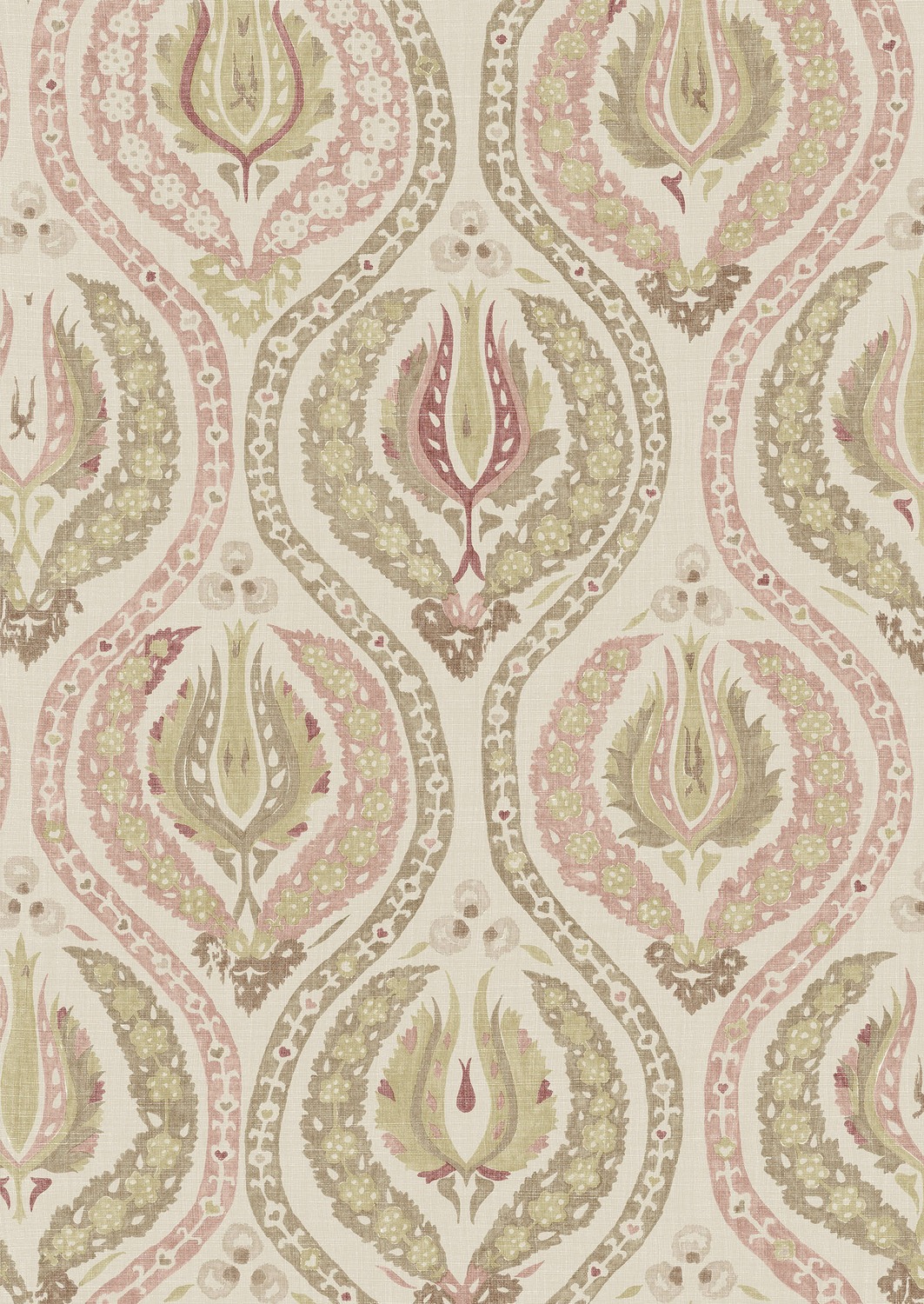 Fabric Benaki - Cocoa Rose