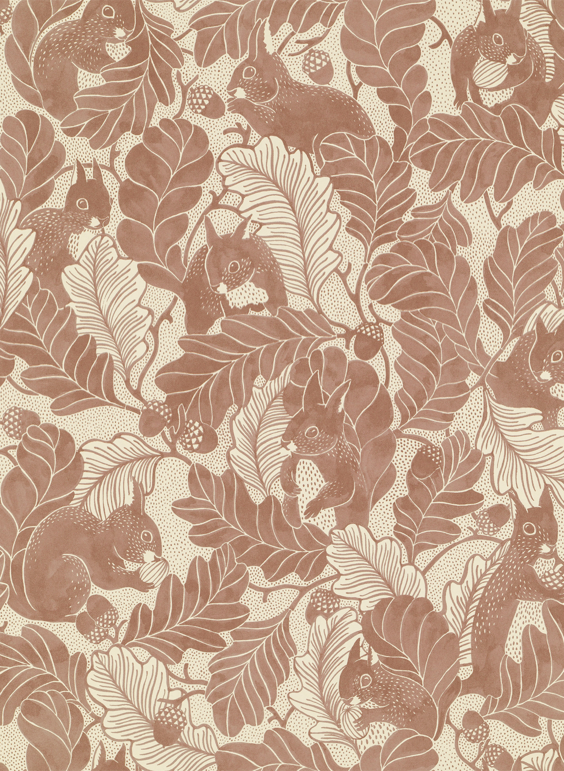Tapete Oak Tree Tails - Powder Tan