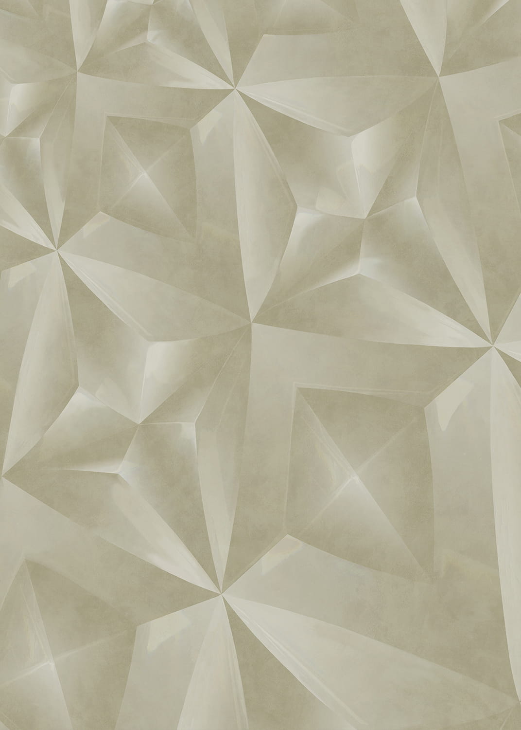 Wandbild Crystal - Sage Left