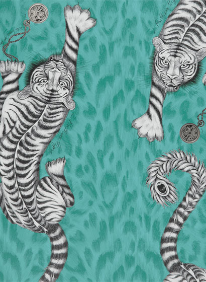 Tapete Tigris - Teal
