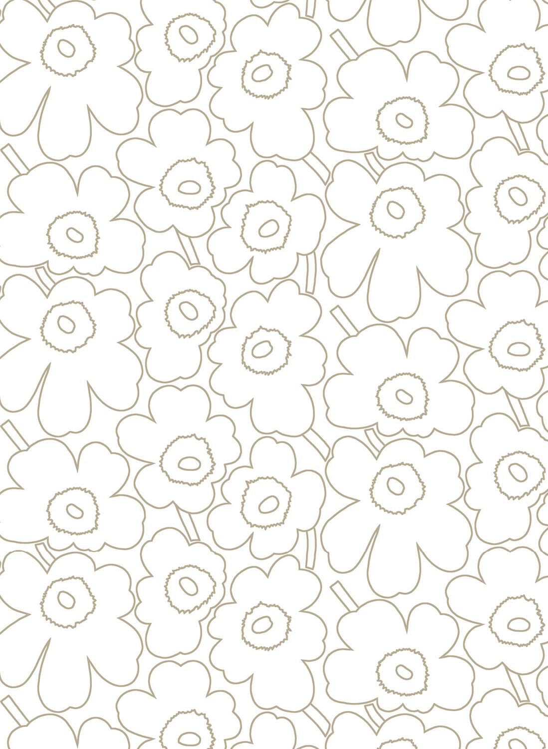 Tapete Piirto Unikko - 25914