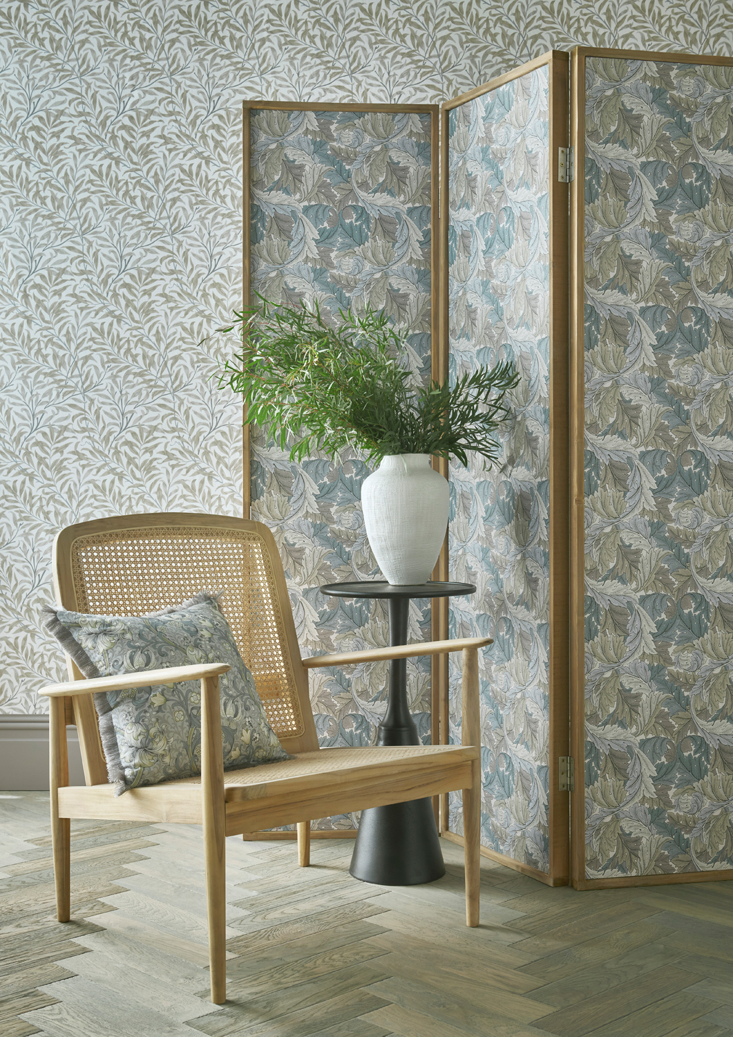 Tapete Acanthus - Slate/ Dove