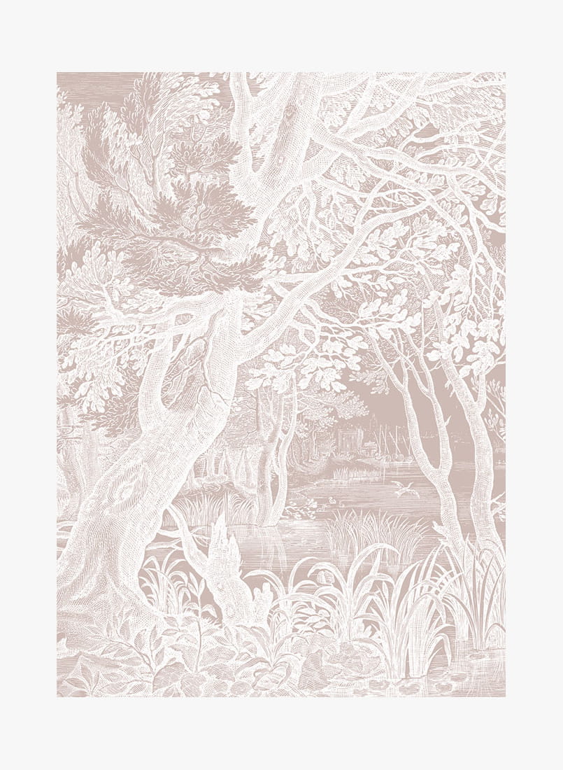 Mural Engraved Landscapes Nude 1 - M - 2m