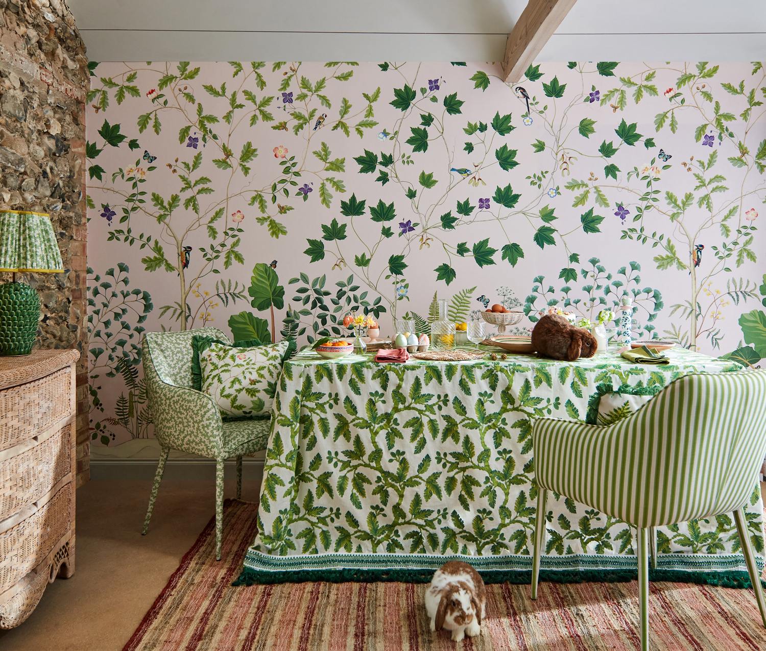 Wandbild Sycamore and Oak - Wild Rose