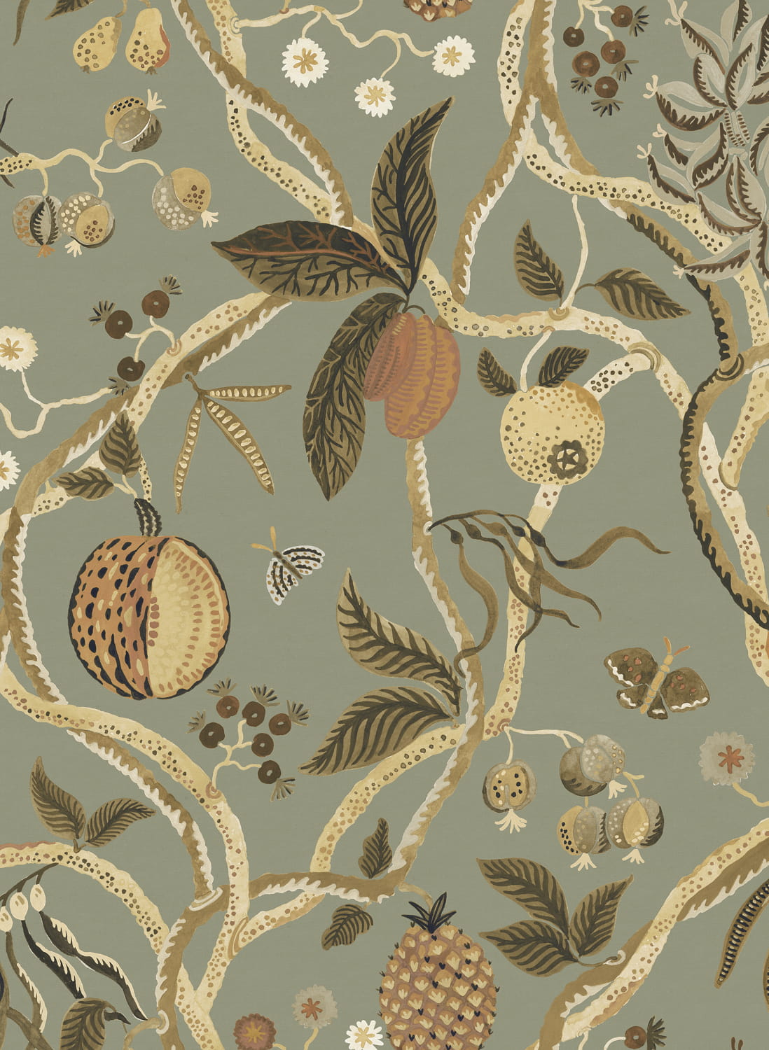 Wandbild Tree of Life - Sage Green