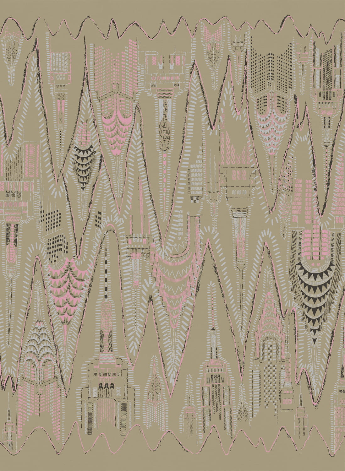 Wandbild Manhattan - Sandstone