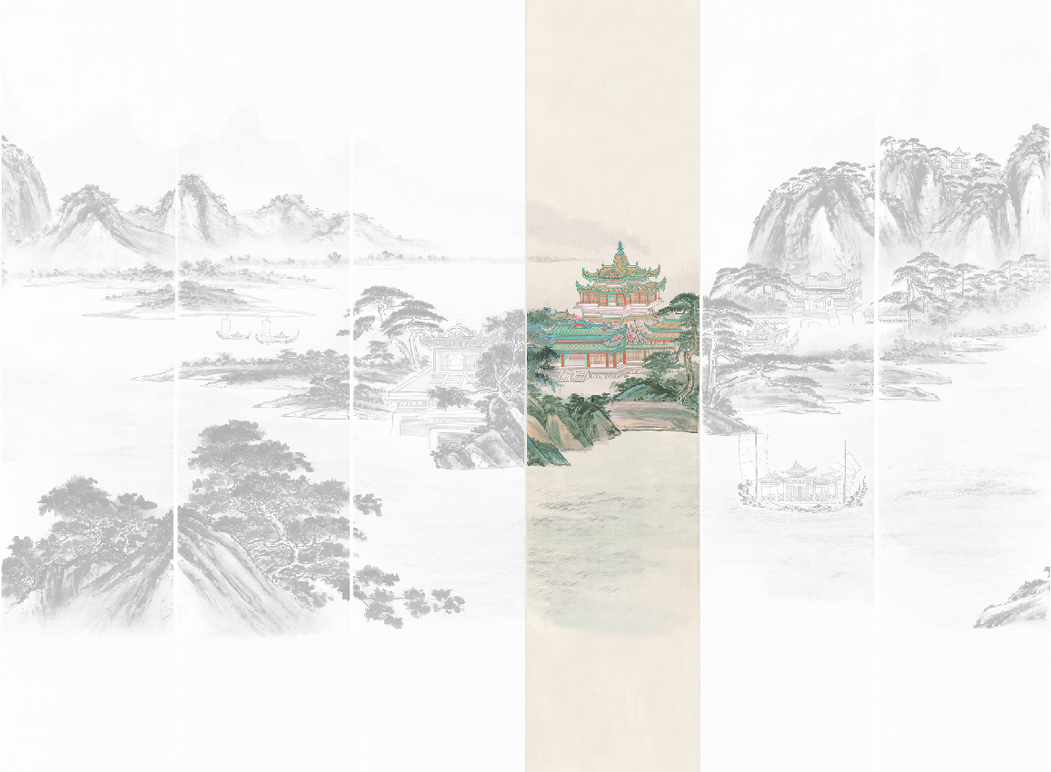 Wandbild Kaisui - Pastel Panel 4