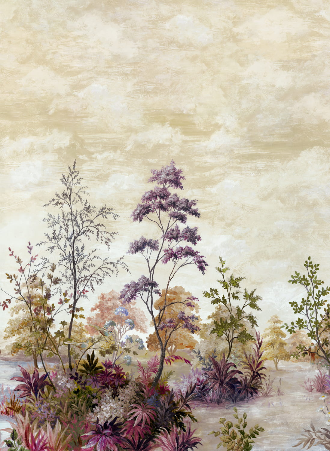 Wandbild Cumbria - Eggplant on Pearl