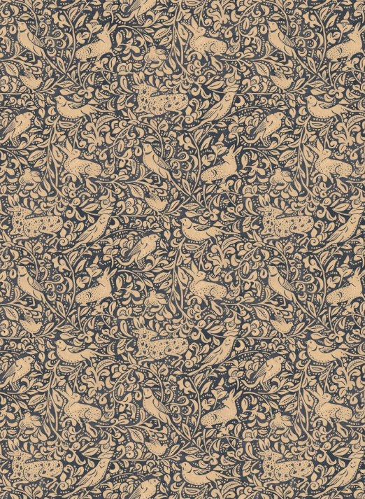 Tapete Hedgerow - Indigo