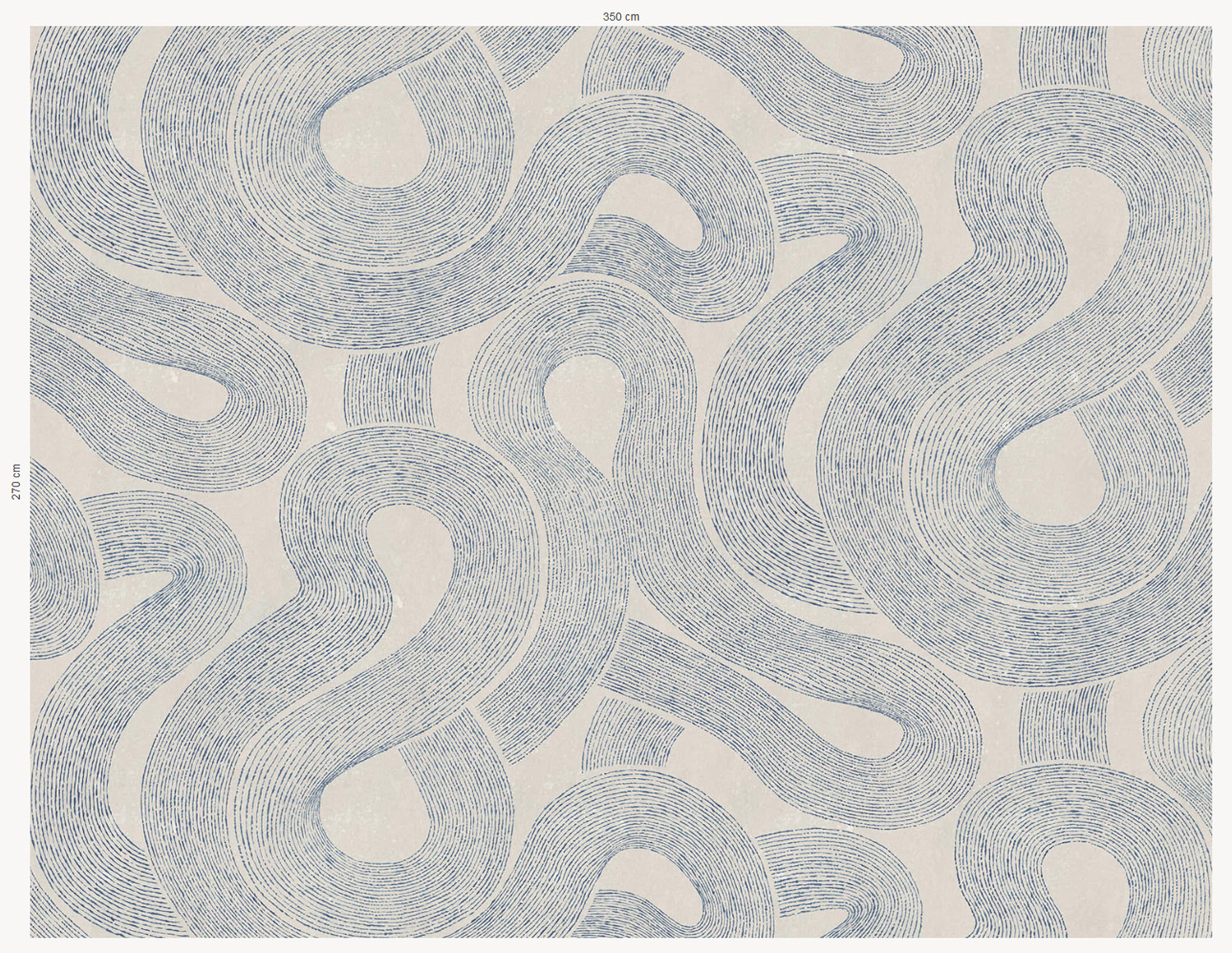 Wandbild Zen - Indigo Blue