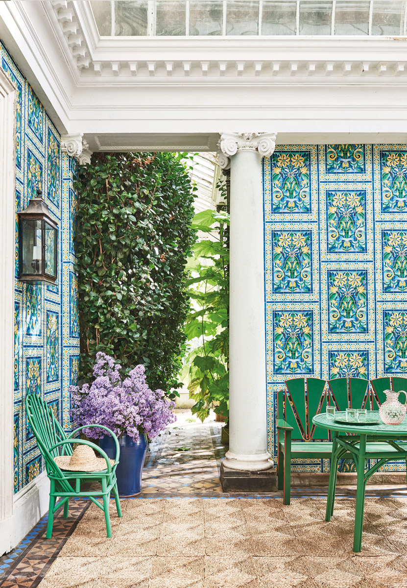 Tapete Triana - Canary Yellow/ China Blue