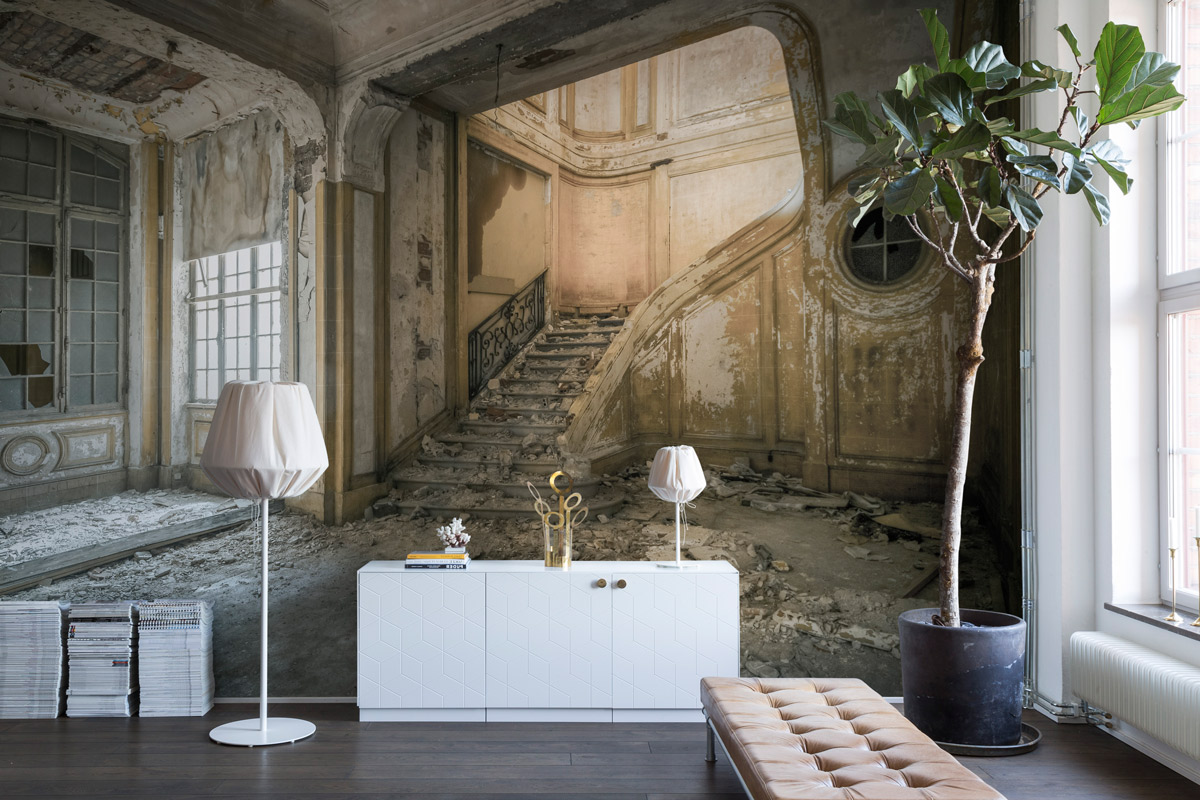 Wandbild Raw Chateau