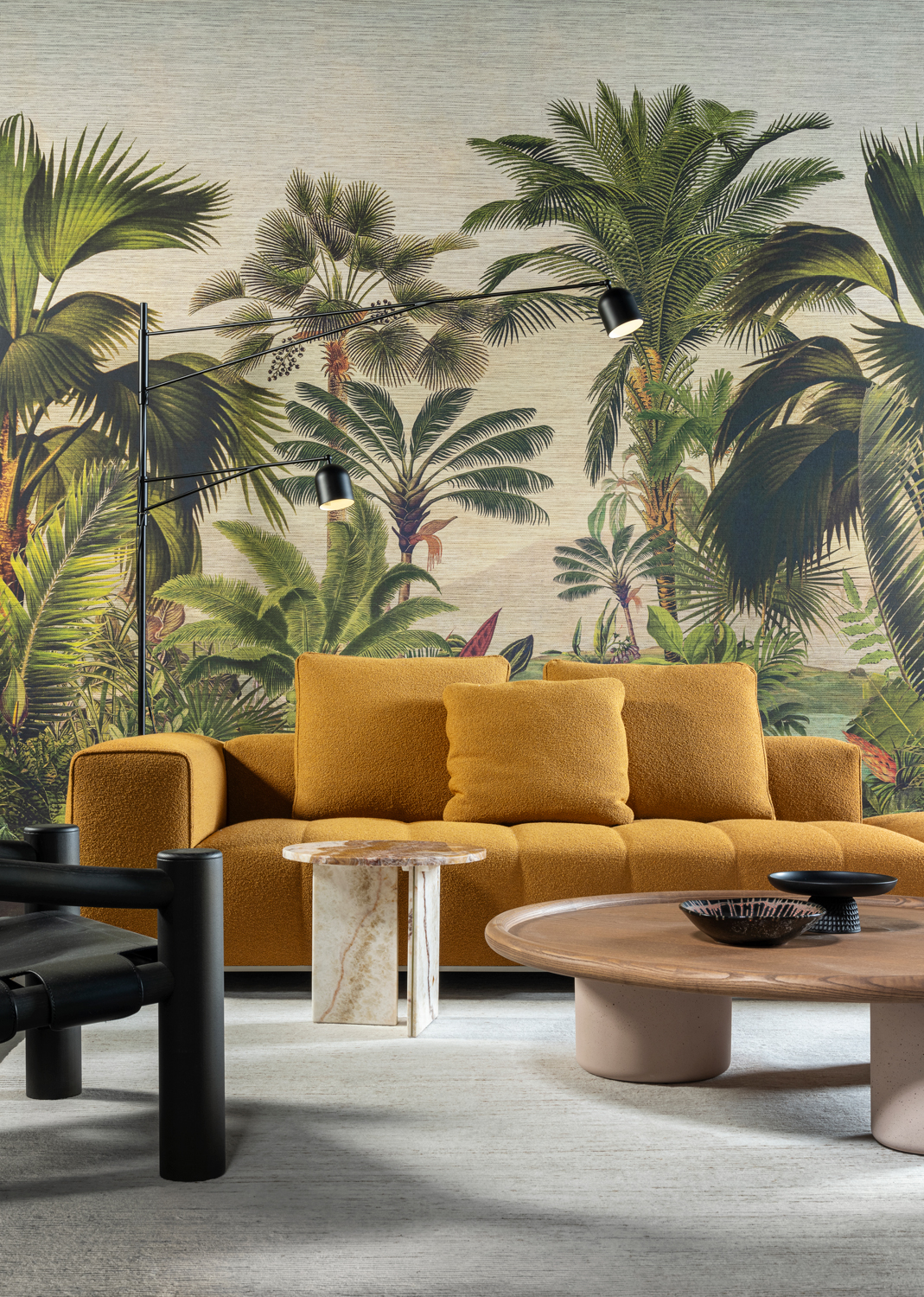 Wandbild Reverie Tropicale - Jungle Green