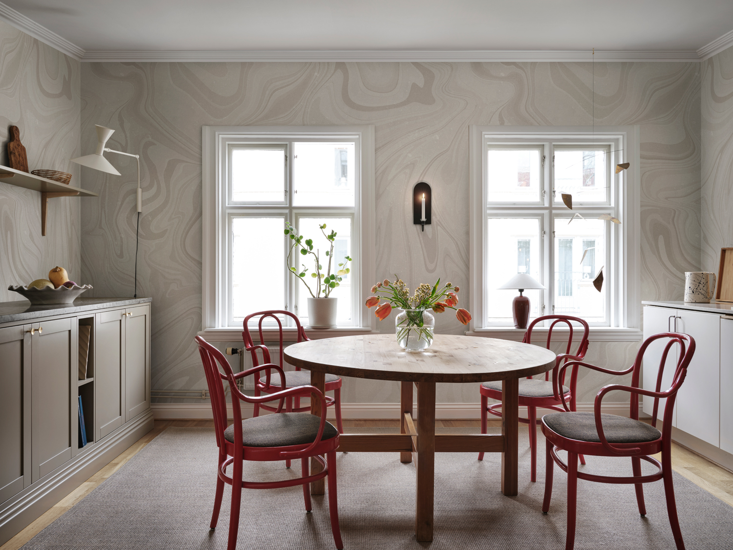 Wandbild Klint - Gray