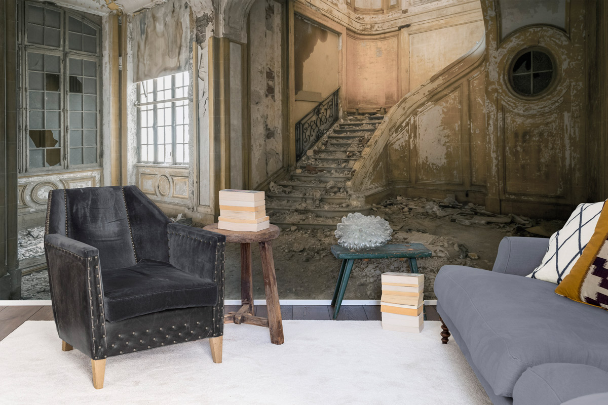 Wandbild Raw Chateau
