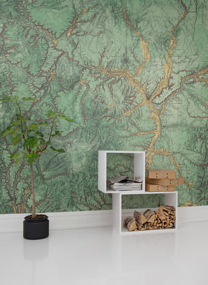 Wandbild Woodland