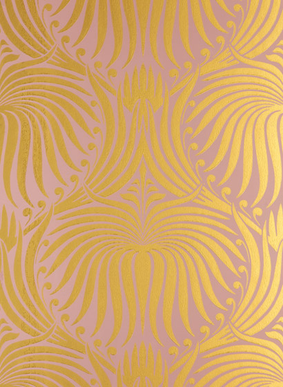 Tapete Lotus - Pink/ Gold
