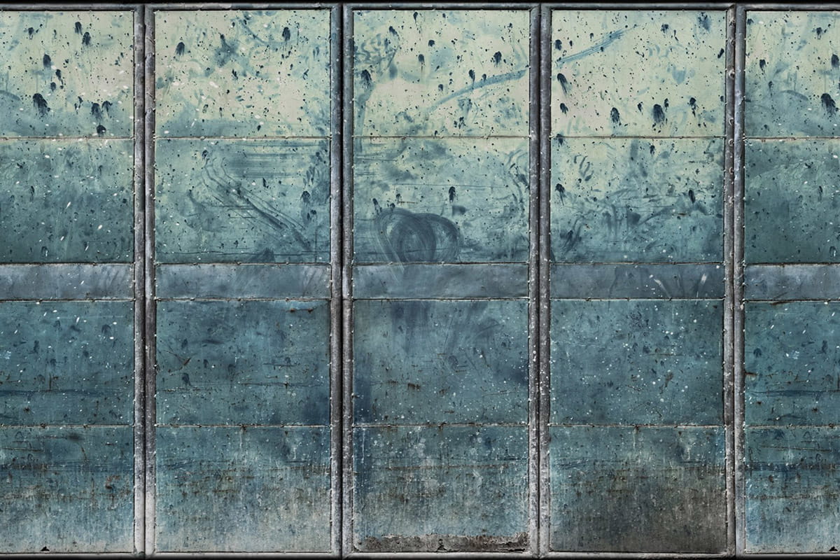 Wandbild Metal Gradient