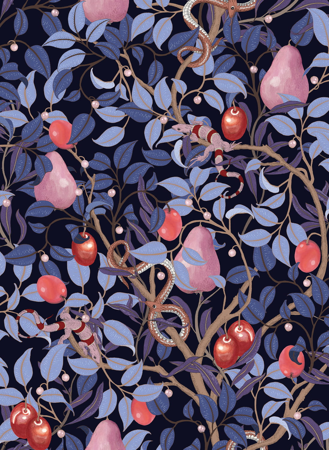Tapete Fruit Garden - Lilac