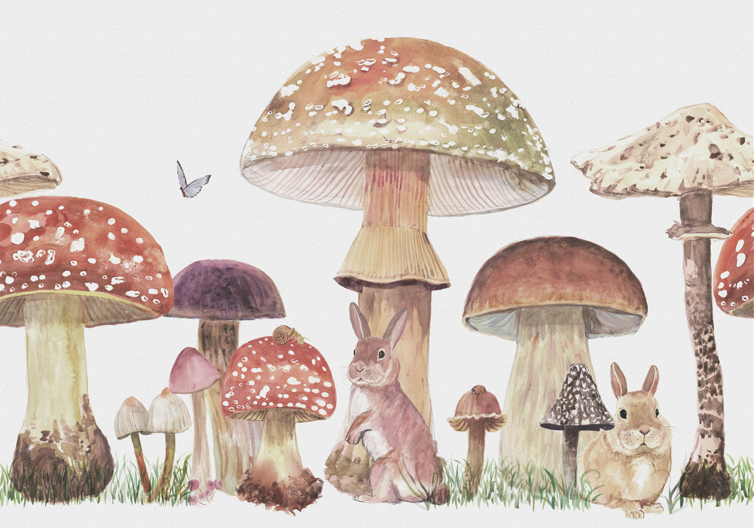Wandbild Sweet Forest - Peach