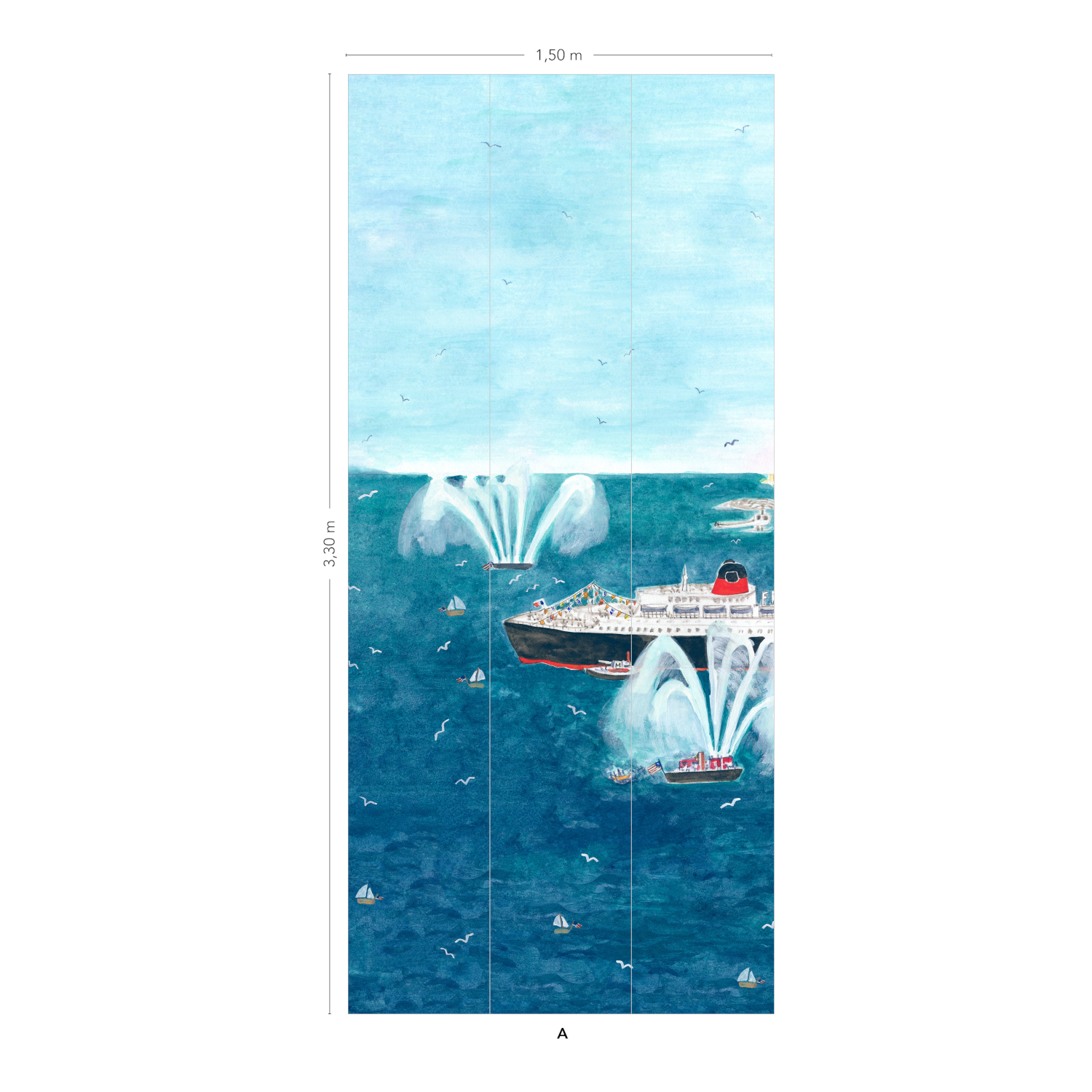 Wandbild Le France - A