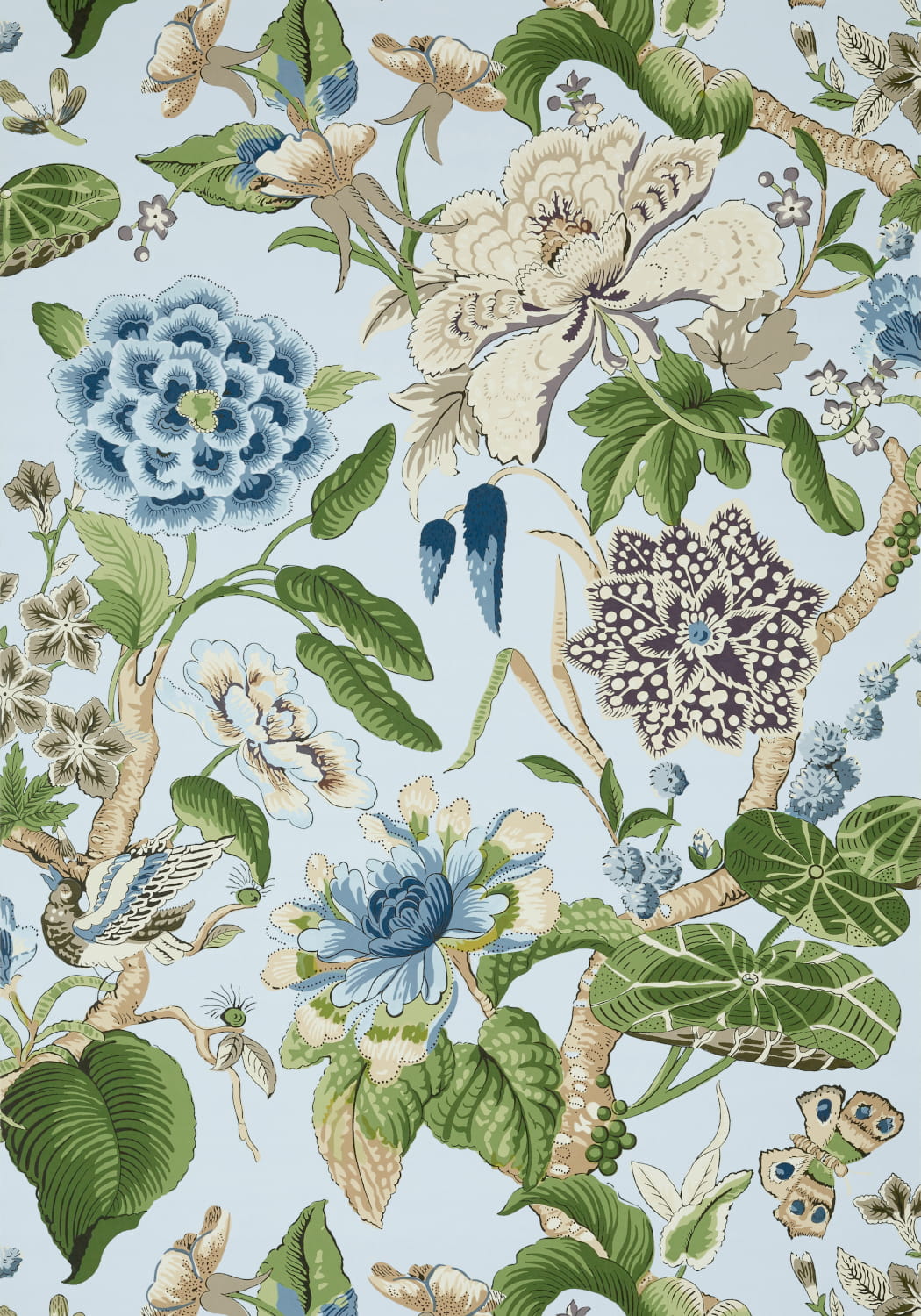 Tapete Hill Garden - Spa Blue