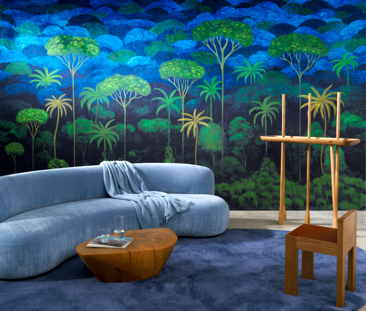 Wandbild Ciel Tropical - Bright Midnight