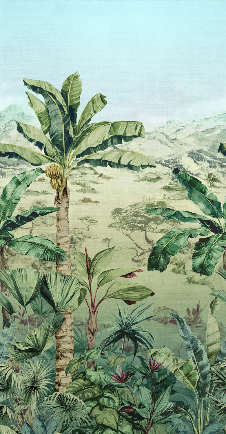 Wandbild Martinique - Leaf Green