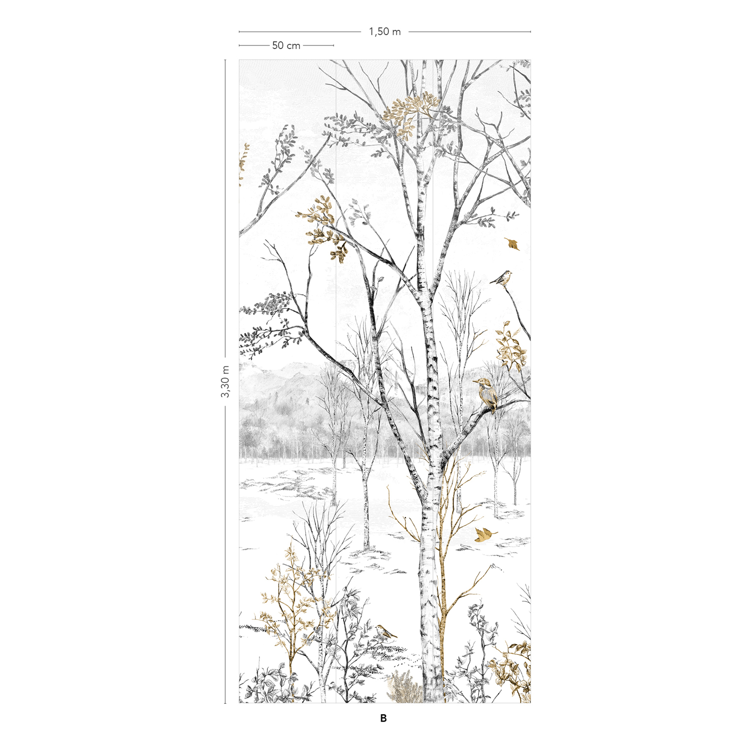 Wandbild Nunavut Dore - Panel B