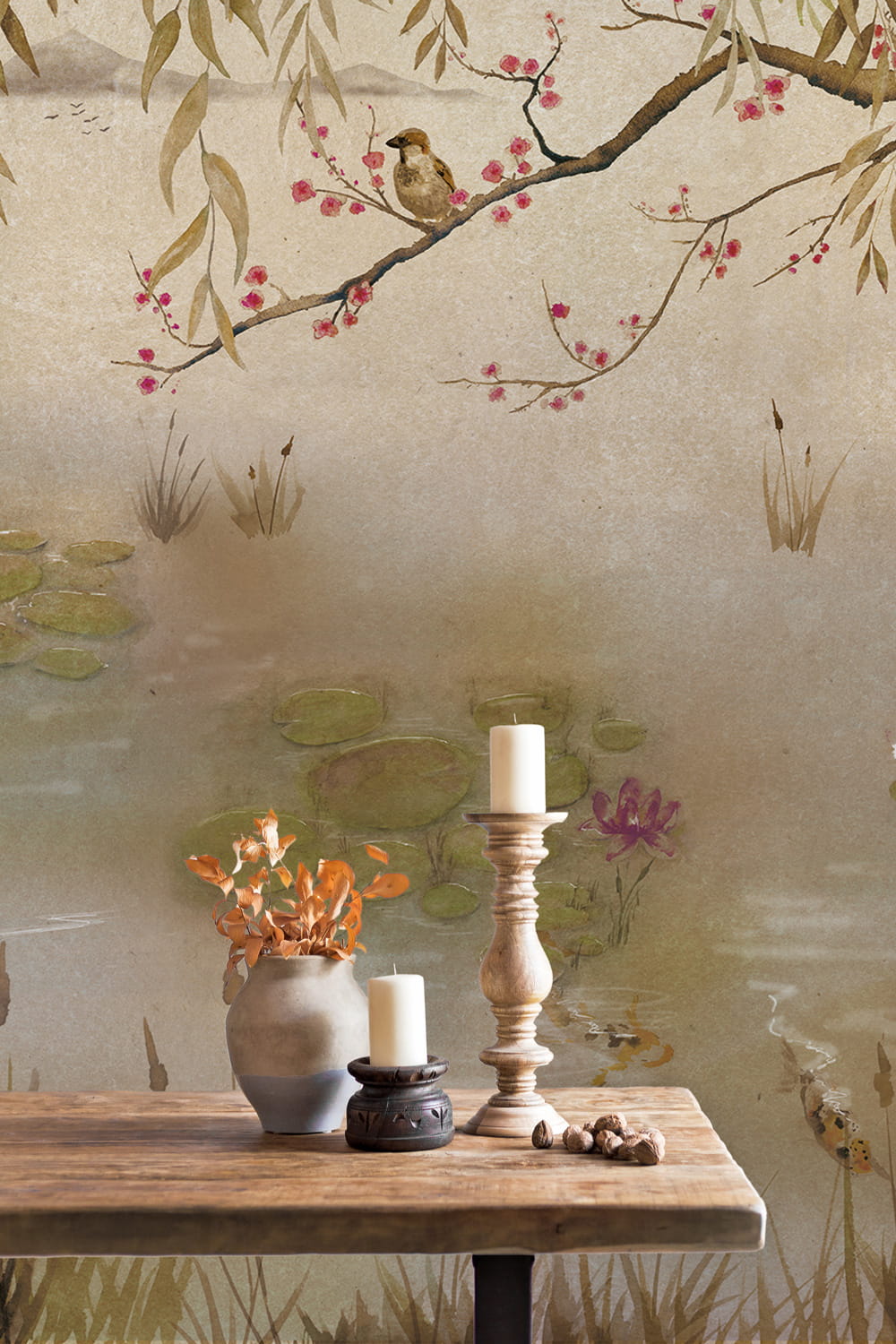 Wandbild Lotus - Clow