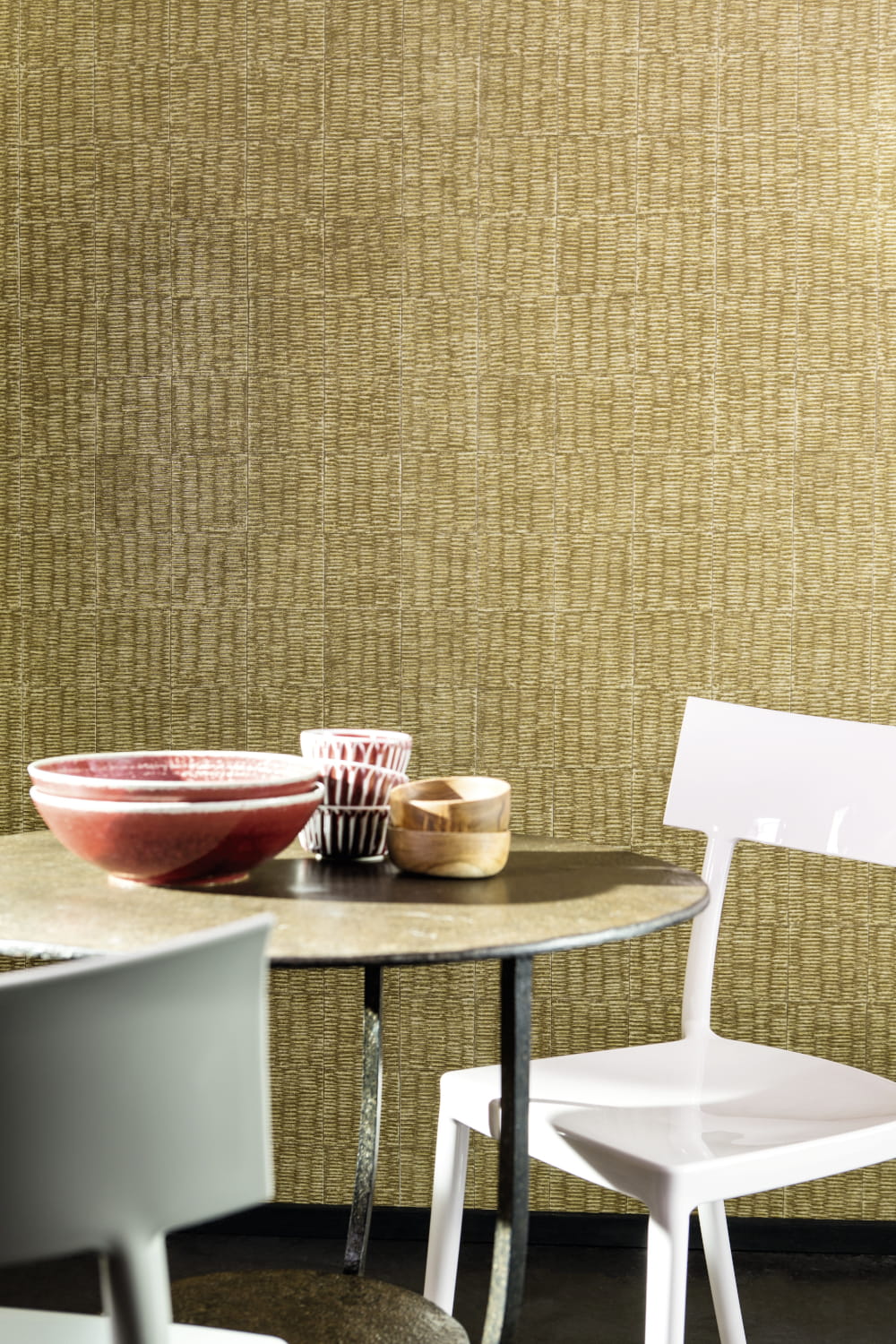 Tapete Mimbre Precioso - Ocker Gold